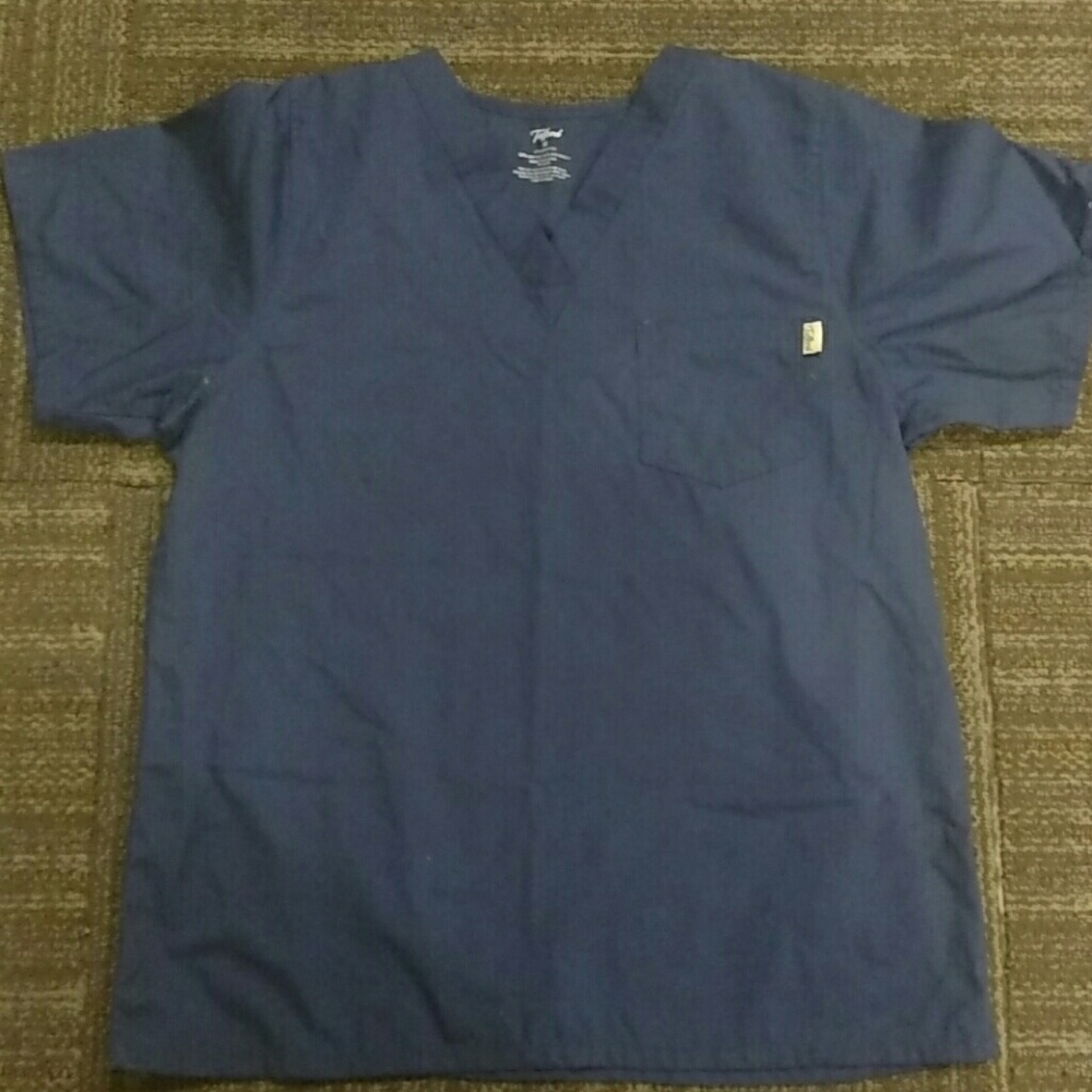 Blue scrubs